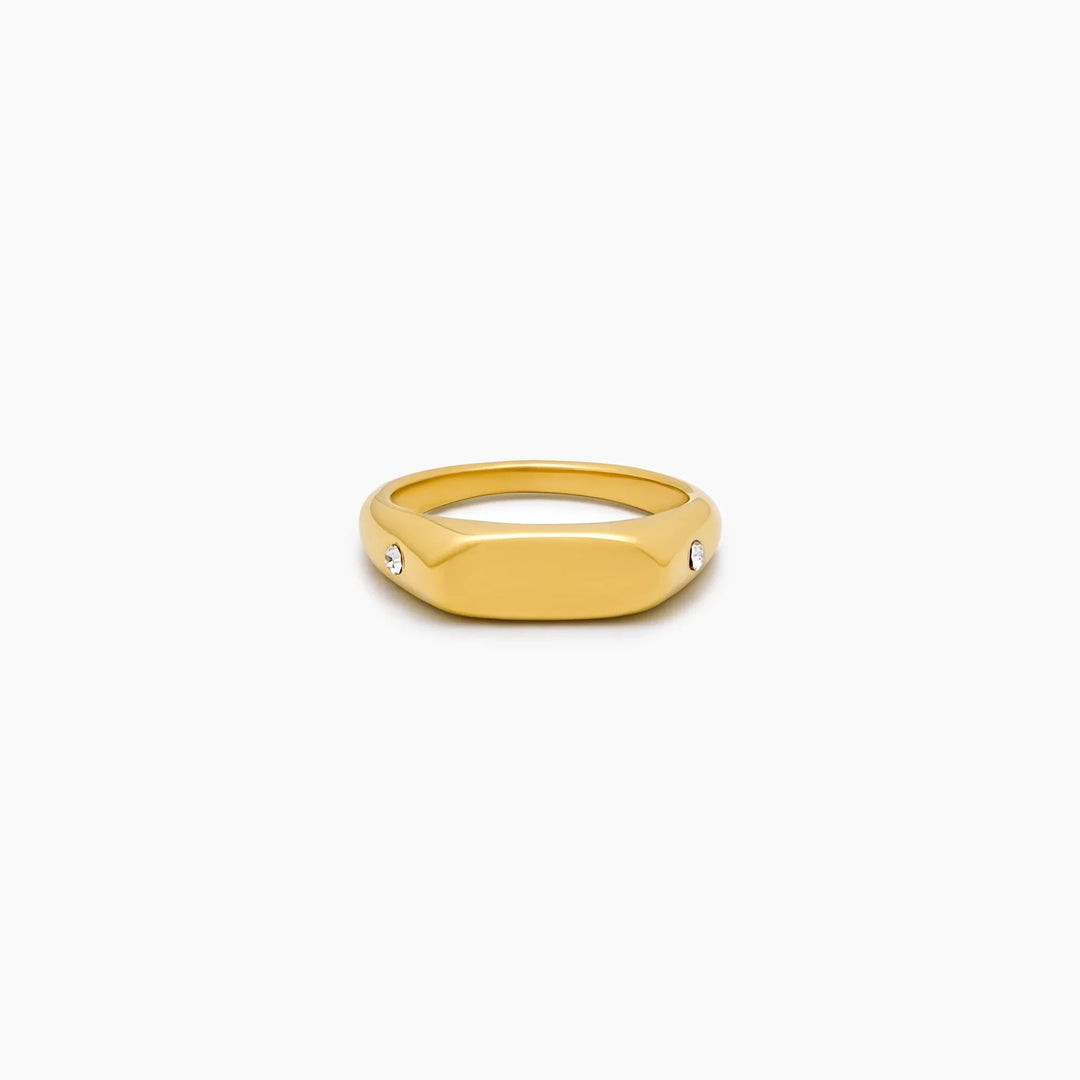 Twin Star Signet Ring