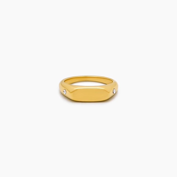 Twin Star Signet Ring