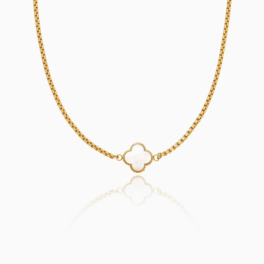 Pearl Clover Necklace
