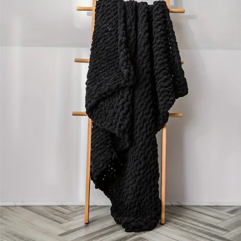 Knot & Nest Chenille Throw Blanket