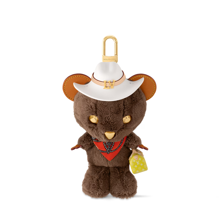 LV Louis Bear Bag Charm