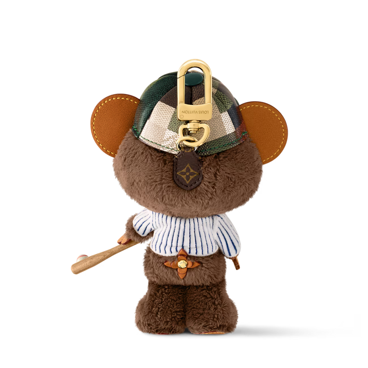 LV Louis Bear Bag Charm