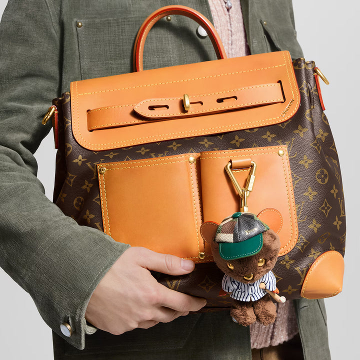 LV Louis Bear Bag Charm