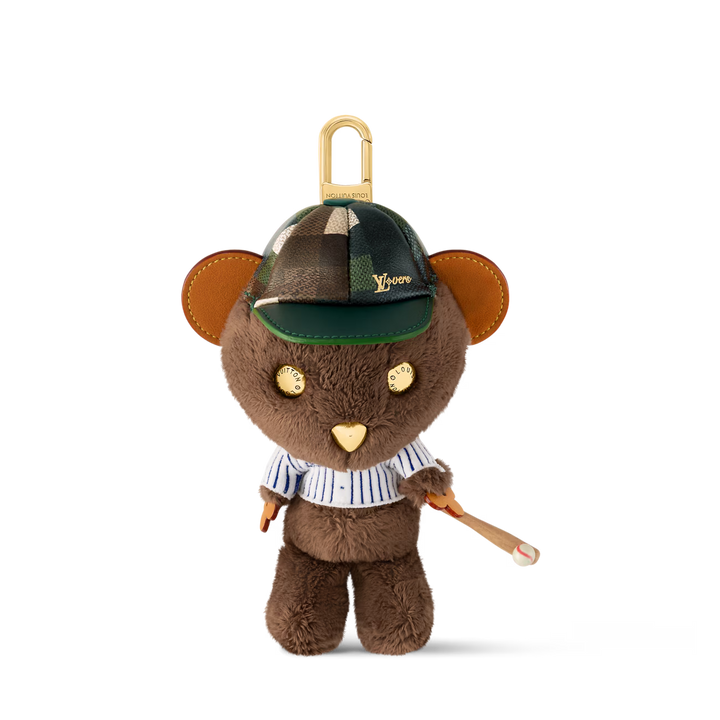 LV Louis Bear Bag Charm