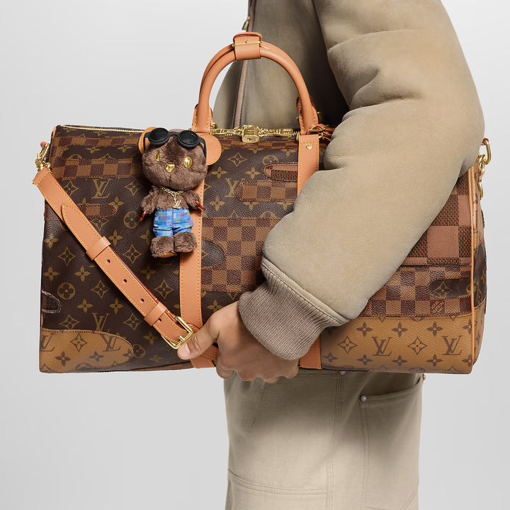 LV Louis Bear Bag Charm