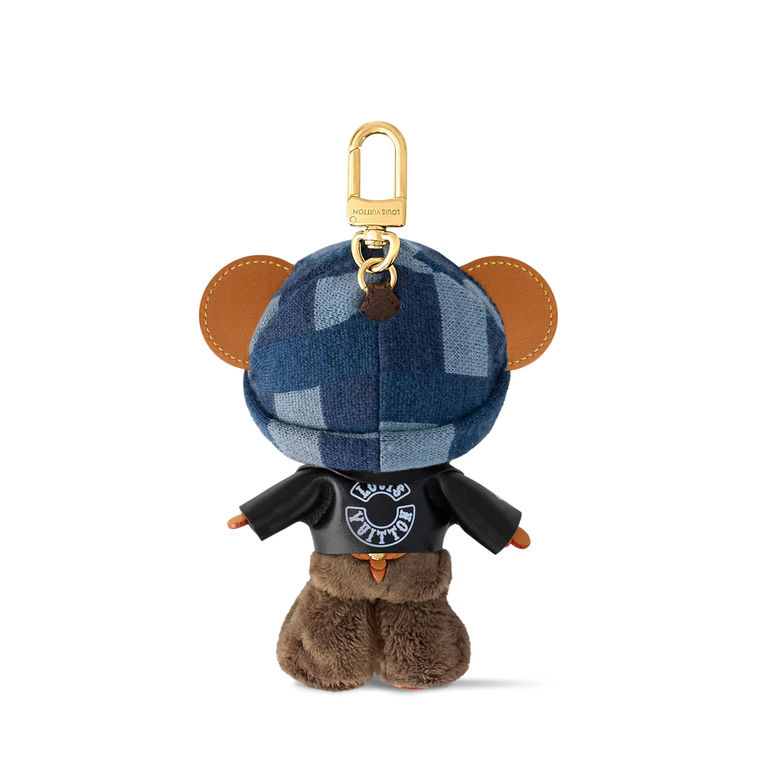 LV Louis Bear Bag Charm