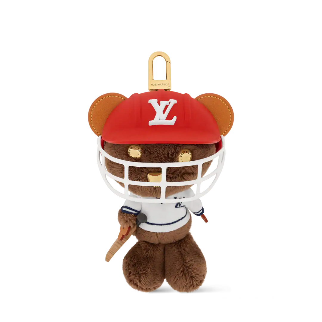 LV Louis Bear Bag Charm