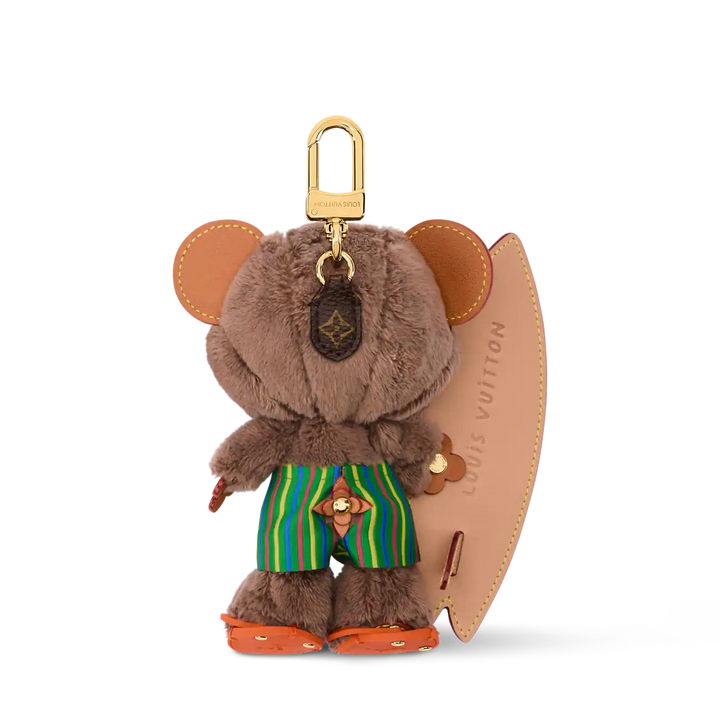 LV Louis Bear Bag Charm