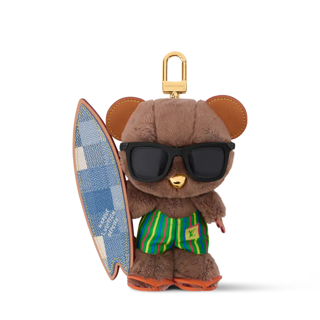 LV Louis Bear Bag Charm