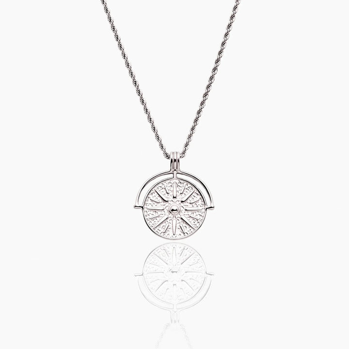 Compass Medallion Necklace