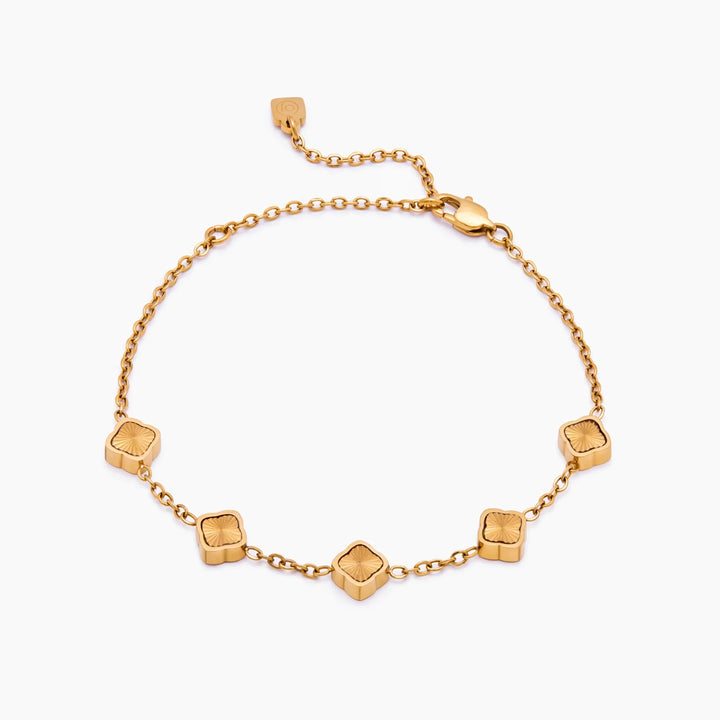 Mini Sunburst Clover Bracelet